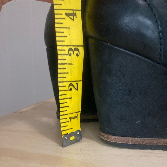 Biala Leather Wedge Booties size 7 Nordstrom - Picture 9 of 9